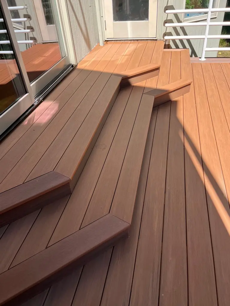 Picture-frame border and stair detail.