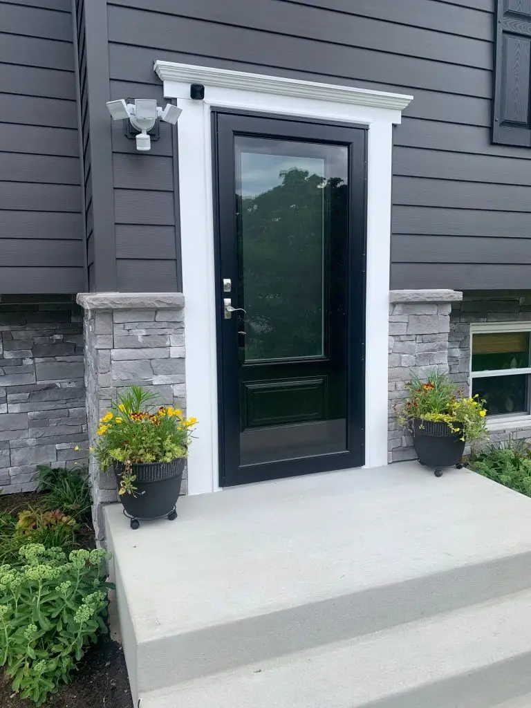 After, finished modern exterior