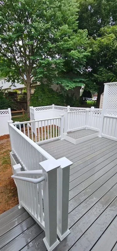TimberTech deck in Sea Salt Gray, Reisterstown, MD.