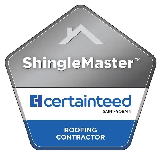 CertainTeed ShingleMaster roofing contractor badge