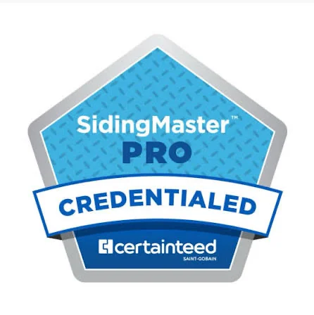 CertainTeed SidingMaster Pro credential badge