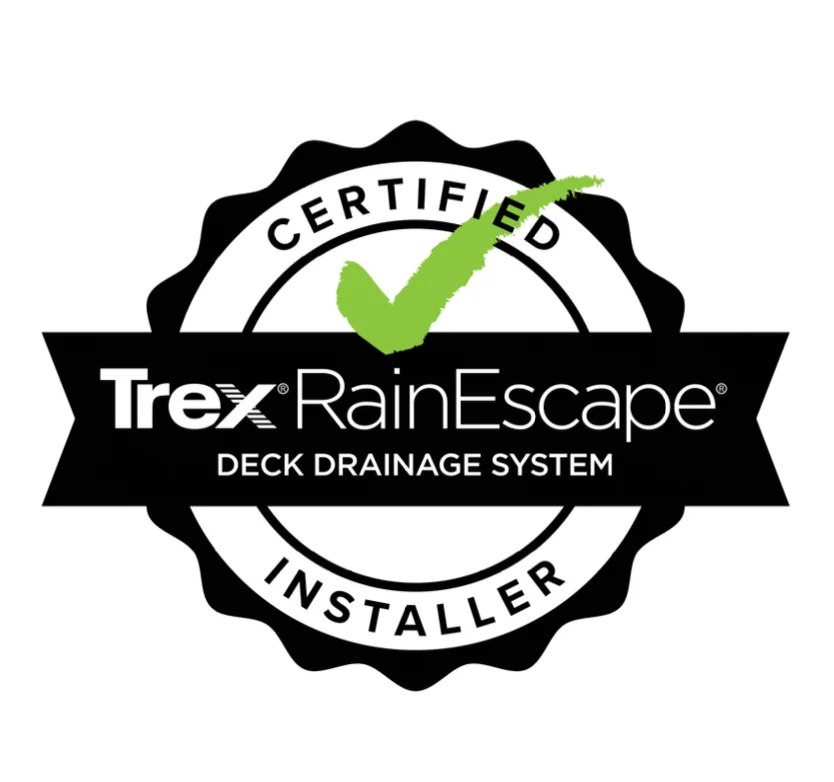 Trex RainEscape Certified Installer badge