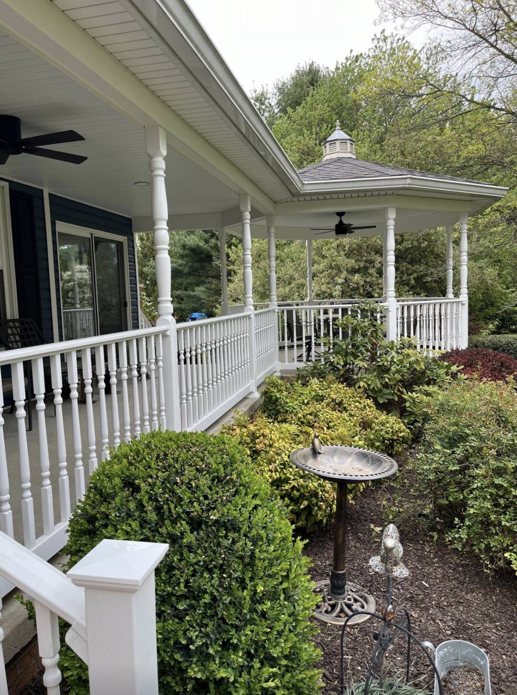 Custom porch project, Mt. Airy, MD.