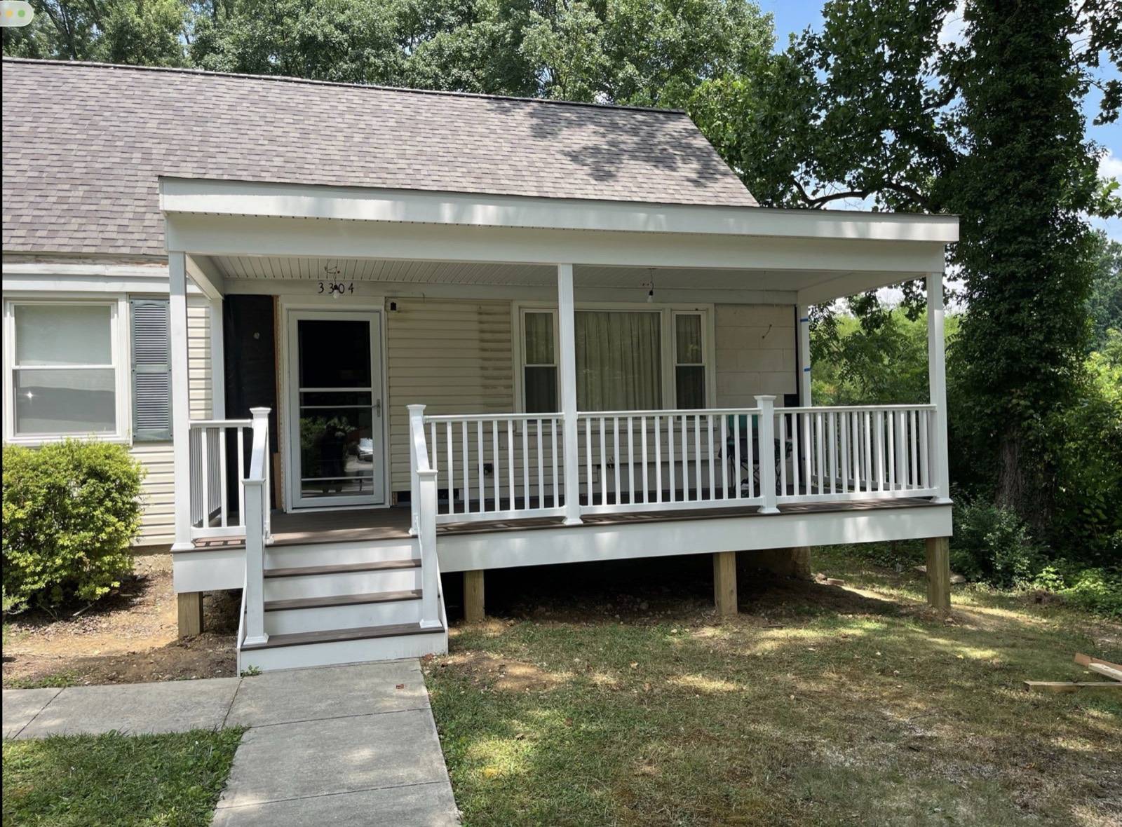Before, Porch remodel, Parkville, MD