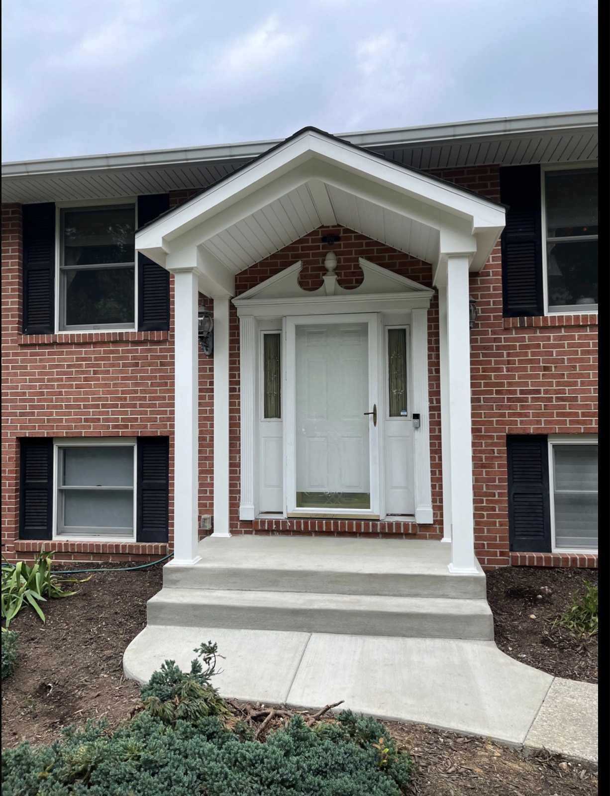 Before, New portico, Catonsville, MD