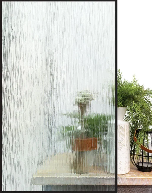 Waterfall privacy glass window style.