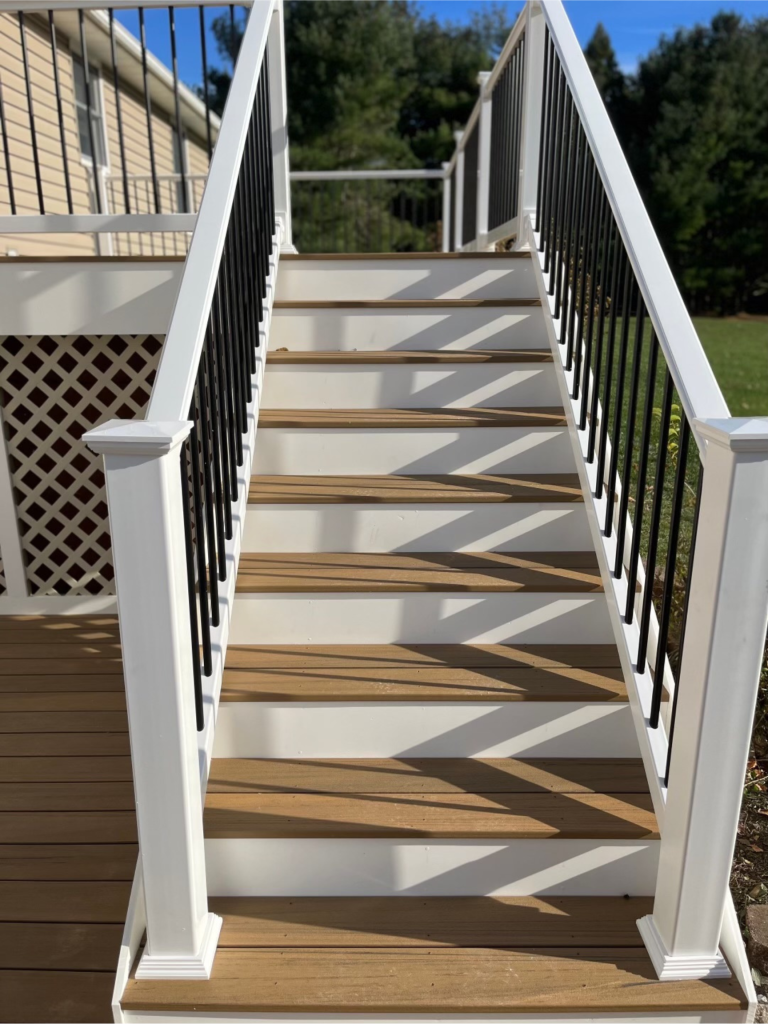 Timbertech Coconut Husk deck and stairs in Parkton Maryland