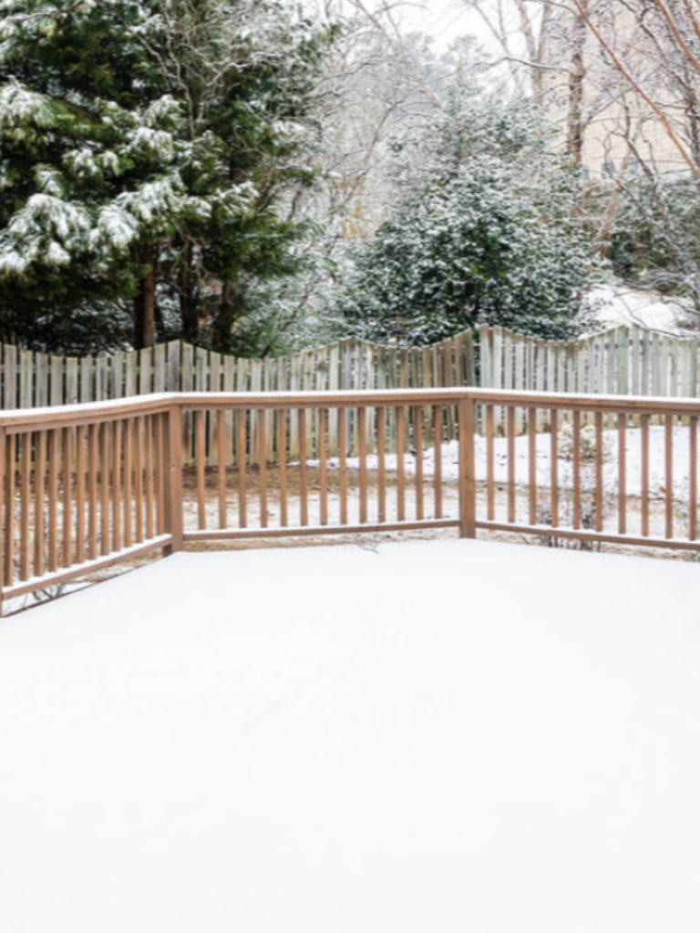 Snow on Deck